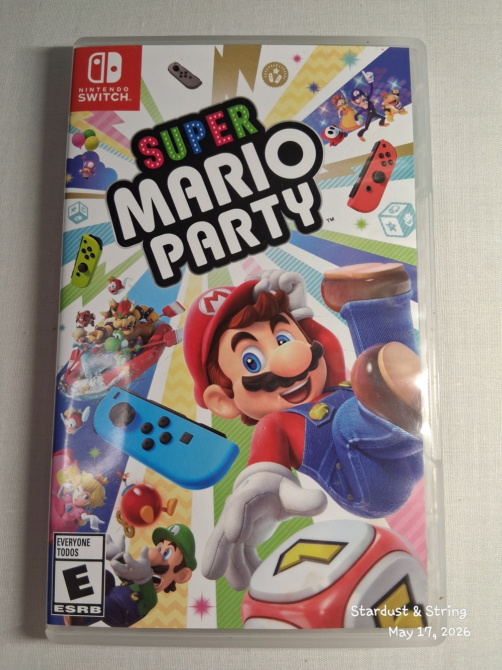 Super Mario Party Nintendo Switch Replacement Case Only